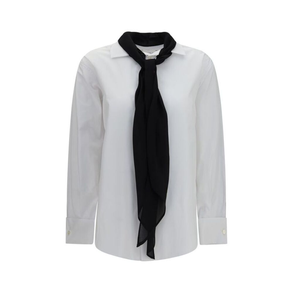 Sacai White Polyester Dress Women's Shirt